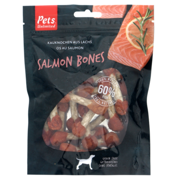 Pet's Unlimited Salmon Bones 150Gr