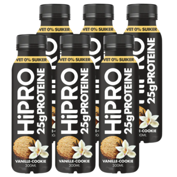 HiPRO Protein Drink Vanille Cookies 6 x 300ml