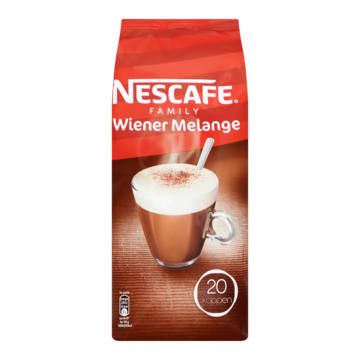 Nescafé Wiener Melange Family oploskoffie 20 koppen - 280g