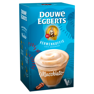 Douwe Egberts Latte Macchiato Oploskoffie 8 Stuks