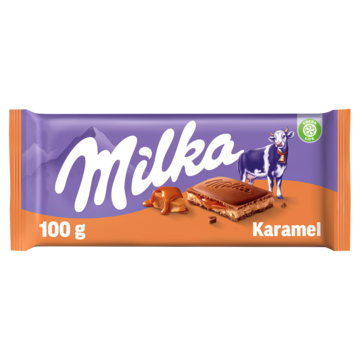 Milka Chocolade Reep Karamel 100g