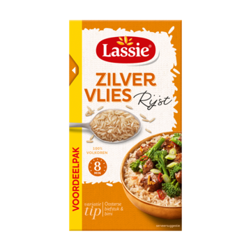 Lassie Zilvervliesrijst Voordeelpak 825 G Bij Jumbo lassie kopen in de aanbieding