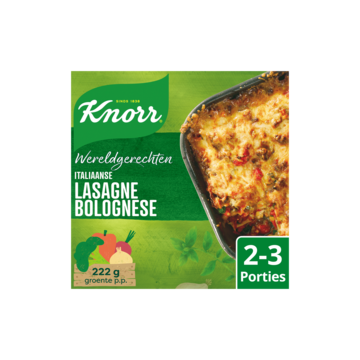 Knorr Wereldgerechten Maaltijdpakket Italiaanse Lasagne Bolognese 191gr