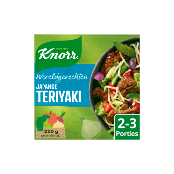 Knorr Wereldgerechten Maaltijdpakket Japanse Teriyaki 317gr