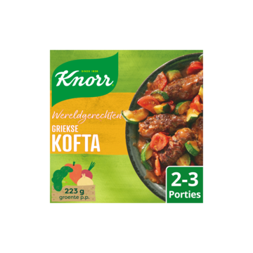 Knorr Wereldgerechten Maaltijdpakket Griekse Kofta 321gr