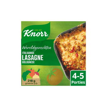 Knorr Wereldgerechten Maaltijdpakket Italiaanse Lasagne Bolognese XXL 350gr