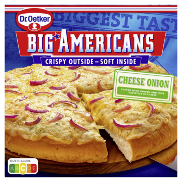 Dr. Oetker Big Americans Pizza Cheese Onion 385g