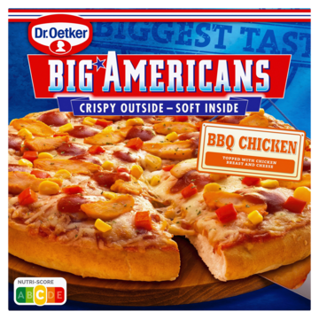 Dr. Oetker Big Americans Pizza BBQ Chicken 460g