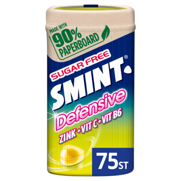 Smint Defensive Lemon pastilles Suikervrij 75 stuks 150g