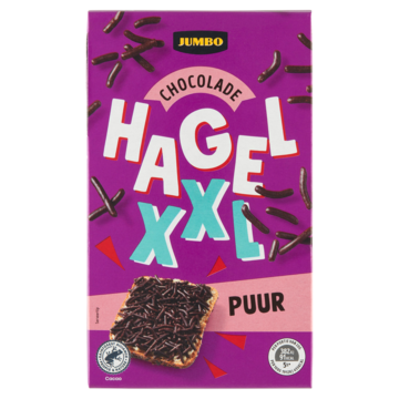 Chocolade Hagel XXL Puur 380g