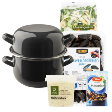 Mosselpan met Mosselen