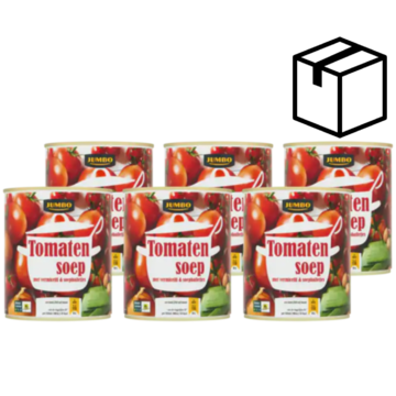Jumbo Tomatensoep met Vermicelli & Soepballetjes 6 x 800ml