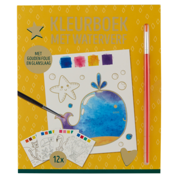 Artecho Kit Acuarelas 100 Colores en Estuche Portátil, Set de Pintura con Pincel