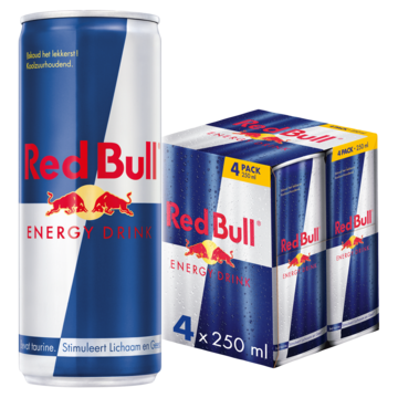 Red Bull Energy Drink Regular 250 ml (4-pack)