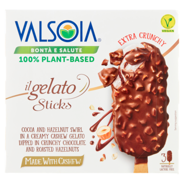 Valsoia 100% Plant-Based IJssticks 3 Stuks