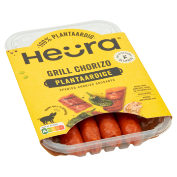 Heüra Grill Chorizo Plantaardige Spanish Chorizo Sausages 216g