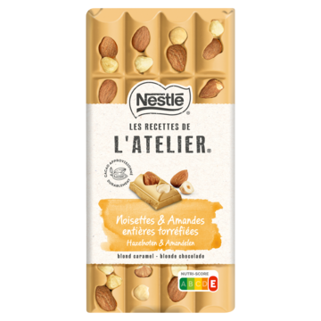 Nestlé L'Atelier Blonde Chocolade Reep Hazelnoot Amandel 170g