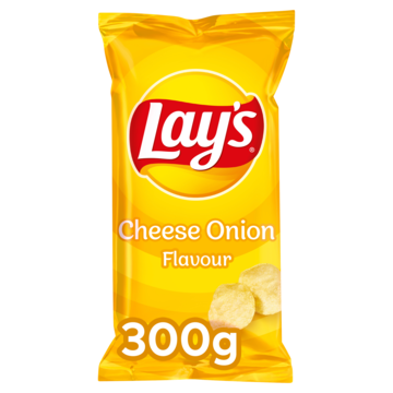Lay's Cheese Onion Kaas Ui Chips 300gr
