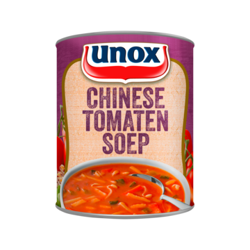 Unox Soep in Blik Stevige Chinese Tomatensoep 800ml