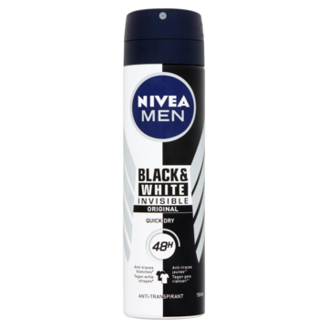 Nivea Men Black & White Invisible Original Anti-Transpirant 150ml