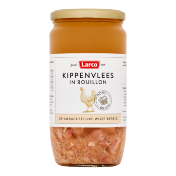 Larco Kippenvlees in Bouillon 800ml