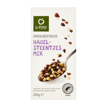 La Place Chocoladestukjes Hagelsteentjes Mix 200g