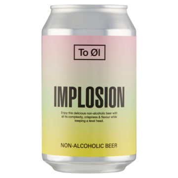 To Øl - Implosion - Alcoholarm 0.3% - Blik 330ML