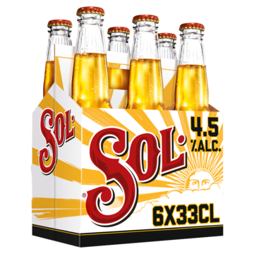 Sol Bier Fles 6 x 33cl
