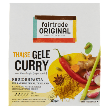 Fairtrade Original Thaise Gele Curry 70g