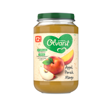 Olvarit Appel Perzik Mango 12+ Maanden 200g