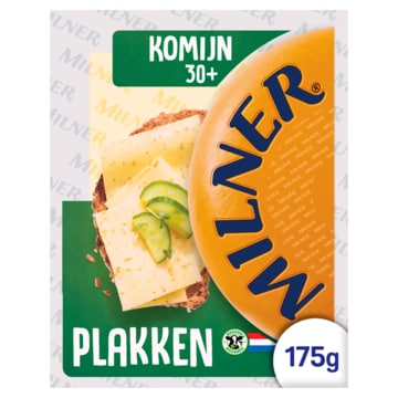 Milner Komijn Kaas 30+ Plakken 175g