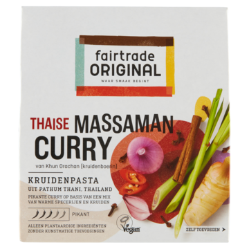 Fairtrade Original Thaise Massaman Curry Kruidenpasta 70g