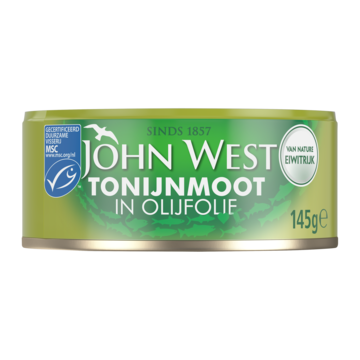 John West tonijnmoot in olijfolie MSC 145 gram