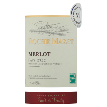 Roche Mazet - Merlot - Pays d'Oc IGP - 750ML