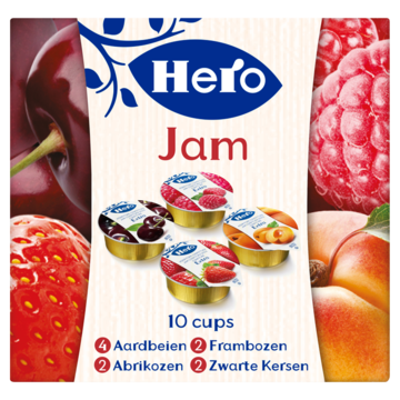 Hero Variatie Jam Cups 10 x 25g