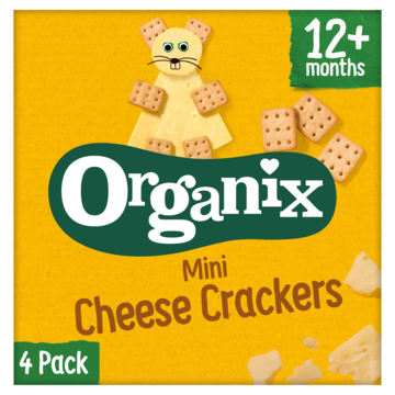 Organix Biologische Mini kaas crackers 12+