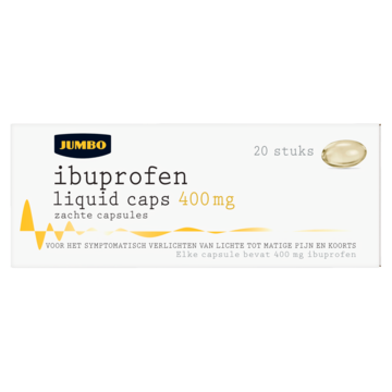 Jumbo Ibuprofen Liquid Caps 400 mg 20 Stuks