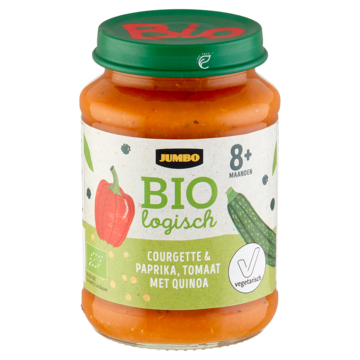 Jumbo Biologisch Courgette & Paprika, Tomaat met Quinoa 8+ Maanden 190g