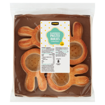 Jumbo Bladerdeeg Pasteibakjes in Haasvorm 4 Stuks 160g