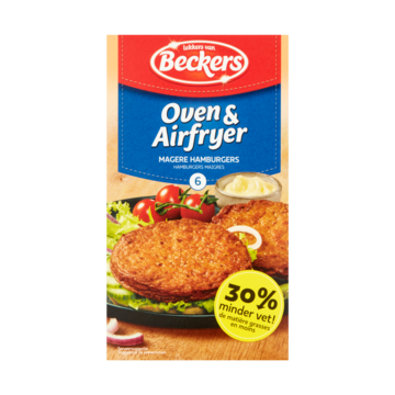 Beckers Oven & Airfryer Magere Hamburgers 6 x 70g