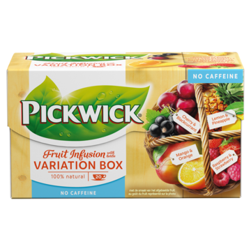 Pickwick Fruit Infusion Variatiebox Geel Fruit Thee 20 Stuks