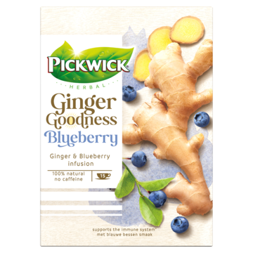 Pickwick Ginger Goodness Blueberry Kruidenthee