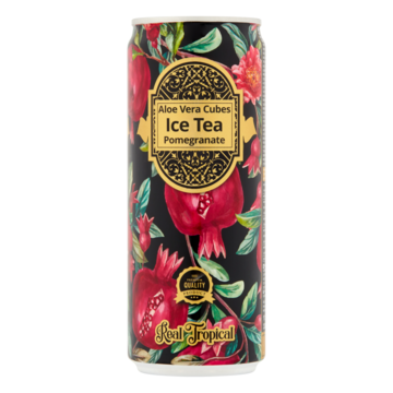 Real Tropical Aloë Vera Ice Tea Pomegranate 330ml