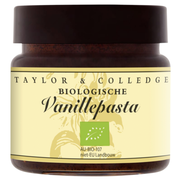Taylor & Colledge biologische vanillepasta 65g