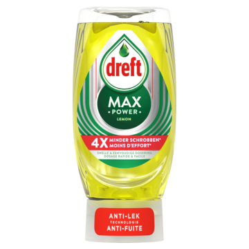 Dreft Max Power Lemon Vloeibaar Afwasmiddel 370ml
