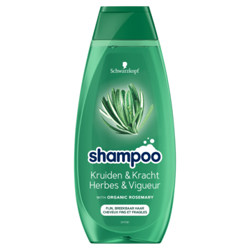 Schwarzkopf Shampoo Kruiden & Kracht 400 ml, voor fijn & breekbaar haar