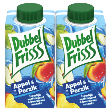DubbelFrisss Appel-Perzik 6 x 0, 2L