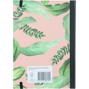 Notebook hardcover A5 botanic