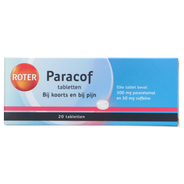Paracof tabletten 500/50 mg, 20 stuks