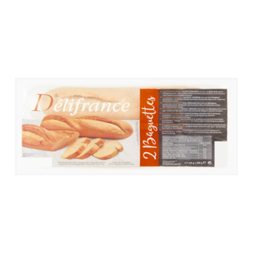 Délifrance - Witte Baguettes - 2 Stuks